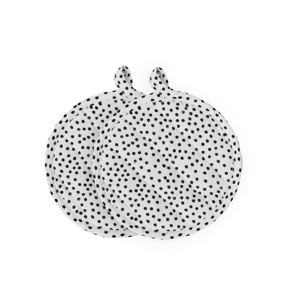 Lot De 4 Maniques Et Gants De Cuisine Résistants à La Chaleur Motif Loup – Construct04