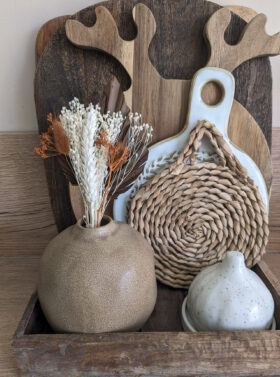 bouquet lance palmier marron