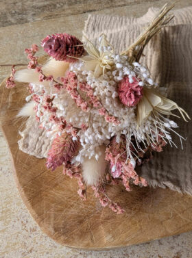 Rozine🩷 - Petit bouquet de fleurs séchées naturelles pour décoration de table.